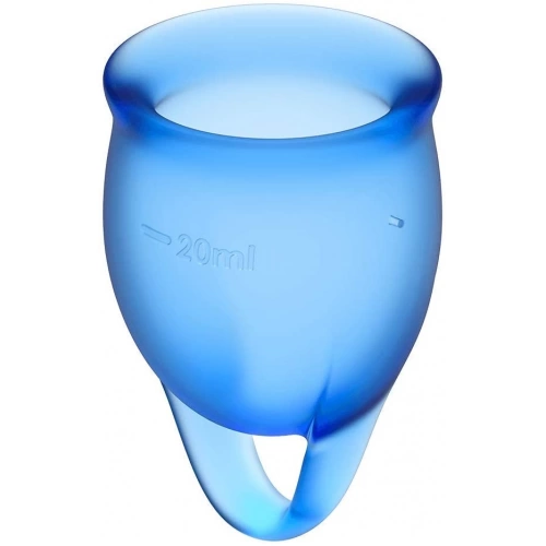 Менструални чашки Satisfyer Feel Confedent сини [2]
