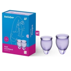 Менструални чашки Satisfyer Feel Confident лилави