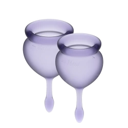 Менструални чашки Satisfyer Feel Good лилави