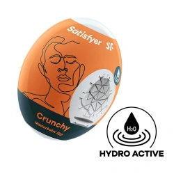 Дискретен мастурбатор-яйце с вътрешен релеф Satisfyer Crunchy