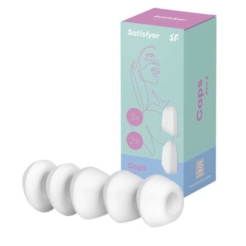 5 бр. резервни накрайници за клиторстимулатор Satisfyer Pro 2 [8]