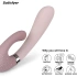 Мощен силиконов рабит вибратор със затопляне Satisfyer Heat Wave розов [3]