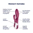 Рабит вибратор със затопляне и App Satisfyer Heated Affair [5]