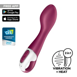 Луксозен G-спот вибратор със затопляне и App Satisfyer Hot Spot
