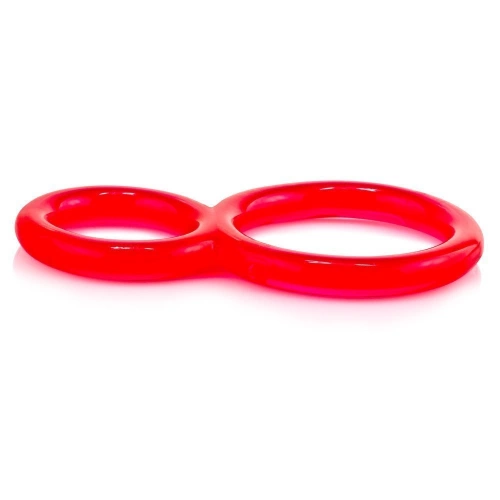 Двоен пенис пръстен Ofinity червен [1]