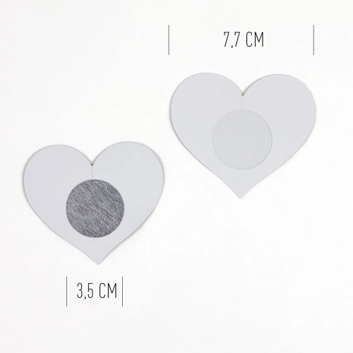 Комплект пастиси за гърди сърца Secret Play Wow Boobs [3]