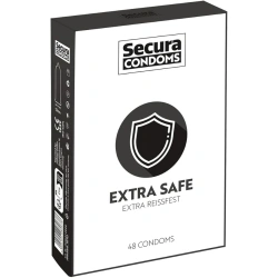 48 бр. По-плътни презервативи Secura Extra Safe