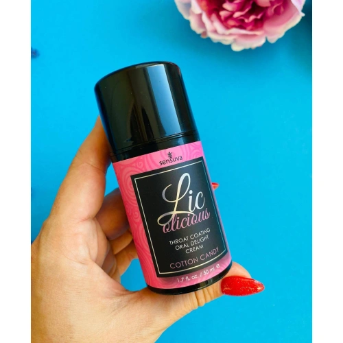Крем за орален секс Sensuva Licolicious Захарен памук 50ml [1]