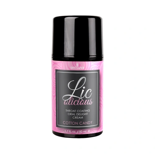 Крем за орален секс Sensuva Licolicious Захарен памук 50ml