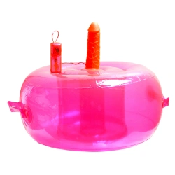 Надуваема табуретка с вибриращо дилдо Ecstasy Lounge