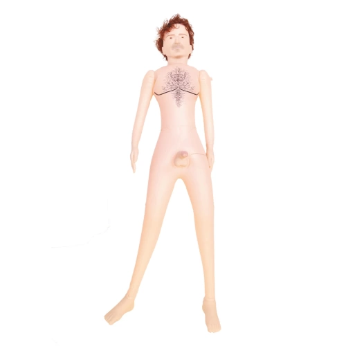 Мъжка кукла с вибриращо дилдо, анален отвор, 3D лице и крайници Dennis