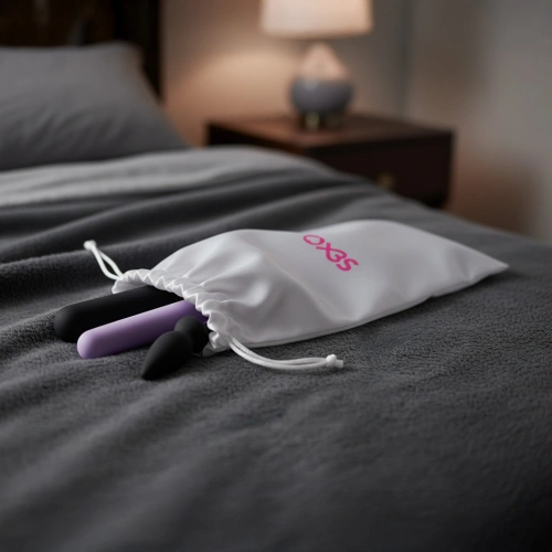 Комплект сатенена маска за очи + Торбичка за съхранение Sexo [5]