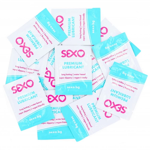 Пакетчета лубрикант Sexo Premium на водна основа 20 бр. х 3 мл.
