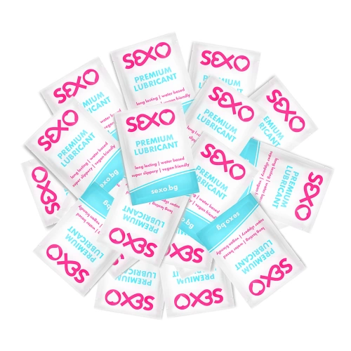 Пакетчета лубрикант Sexo Premium на водна основа 20 бр. х 3 мл.