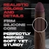 Двуслойно дилдо от силикон Shaft Model J 8,5" кафяво [4]