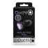 Mетален разширител с лилав кристал сърце Ouch! Gunmetal [6]