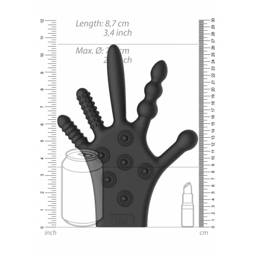 Силиконова ръкавица за фистинг с различни стимулатори Fist It [3]