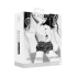 Кожени ограничители за китки или глезени Ouch! Black & White [5]