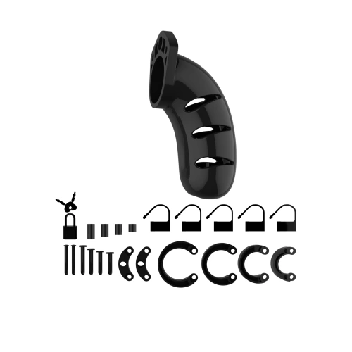 Пенис клетка ManCage 03 4,5" черна [2]