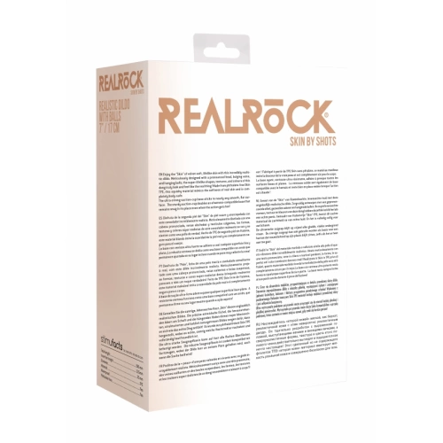 ​​Реалистично дилдо от кибер кожа с тестиси Real Rock 7” [10]