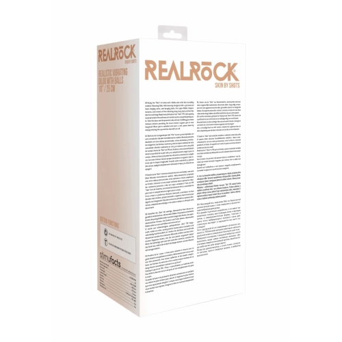 ​Голямо вибриращо реалистично дилдо от кибер кожа Real Rock 10” [8]