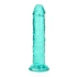 Джели дилдо Real Rock Crystal Clear 6" тюркоаз [2]