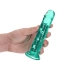 Джели дилдо Real Rock Crystal Clear 6" тюркоаз [4]