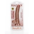 Реалистично дилдо с тестиси Real Rock Curved 8" мока [6]