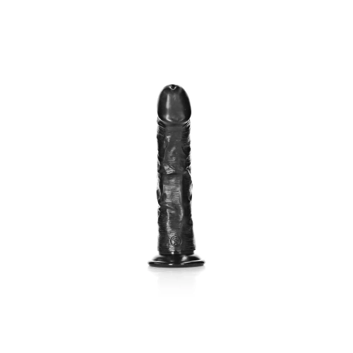 Реалистично дилдо Real Rock Curved 7" черно [2]
