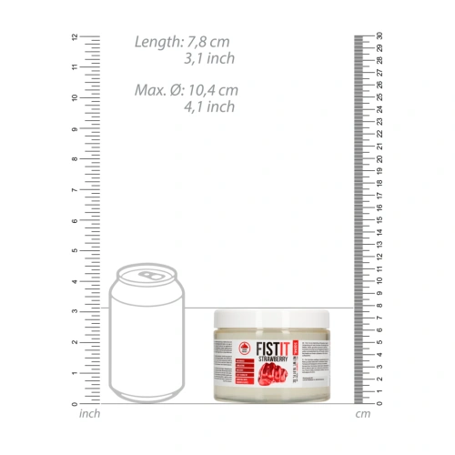 Ароматен фистинг гел-лубрикант Fist-It Strawberry 500мл [5]