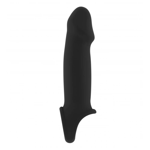 Разтеглив пенис удължител с пристегач за тестиси Sono 33 черен [1]