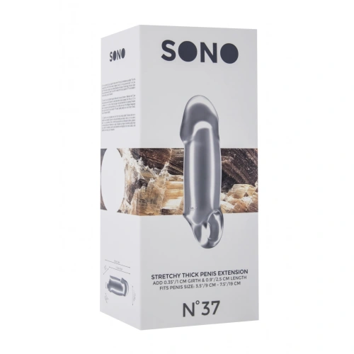 Пенис удължител и удебелител с пристегач за тестиси Sono №37 [2]