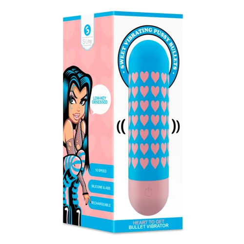 Презаредим булет вибратор Heart To Get  [7]