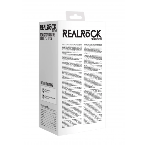 Реалистичен вибратор от кибер кожа Real Rock 19 см. черен [8]