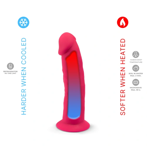 Двуслойно дилдо от силикон SilexD 6" Model 2 розово [4]