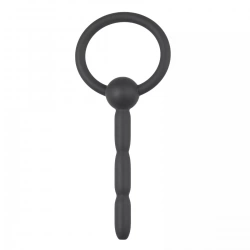 Уретрален разширител от силикон Sinner Ribbed Penis Plug
