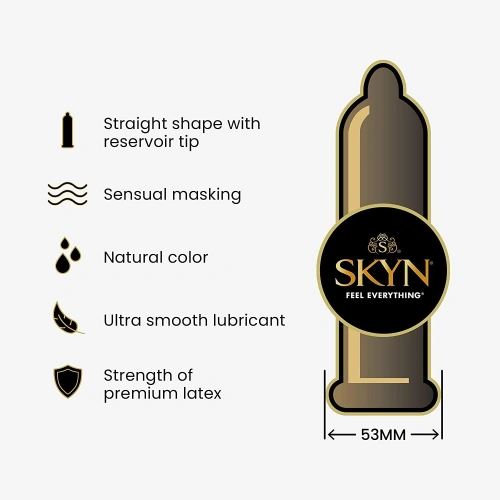 9 бр. Микс нелатексови презервативи Skyn Selection [4]