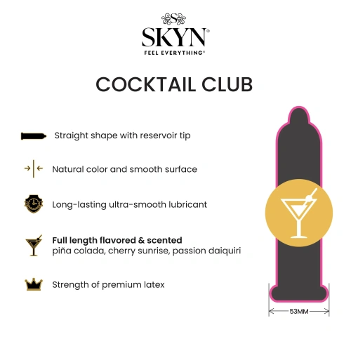 42 бр. Микс нелатексови презервативи Skyn Unknown Pleasure [4]