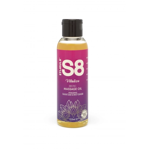 Ревитализиращо масажно олио с аромат на омани лайм и пикантен джинджифил S8 Vitalize 125 мл.