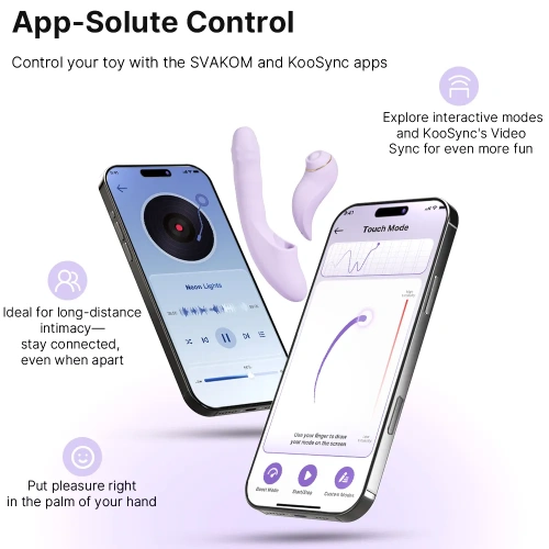 Svakom Duoglow рабит вибратор от две части с App [15]