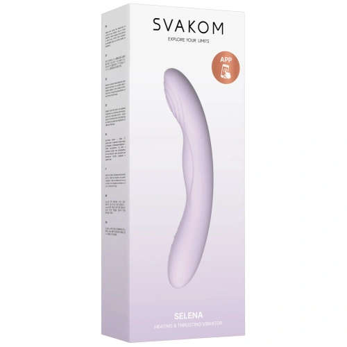 Svakom Selena вибратор с тласъци, затопляне и App [20]
