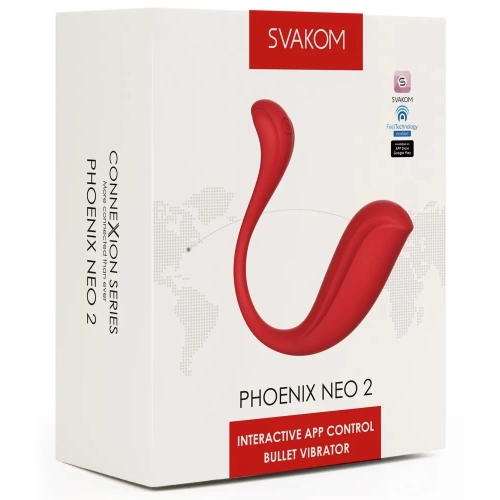Интерактивен вибратор Svakom Phoenix Neo 2 с мобилно приложение [5]