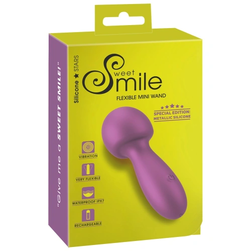 Гъвкав малък масажор от силикон Sweet Smile [7]