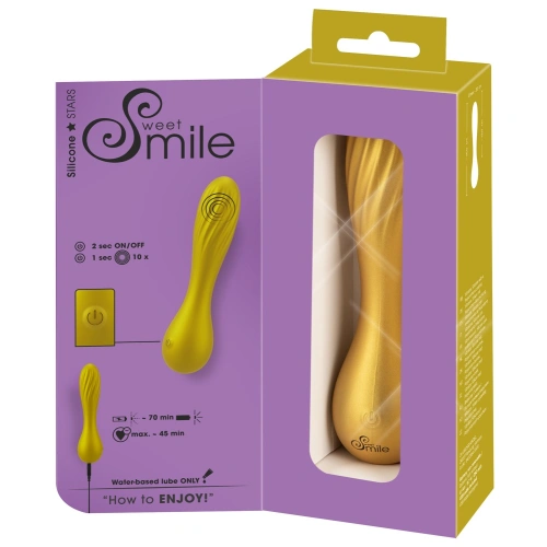Гъвкав вибратор от силикон Flexible Swirl Sweet Smile [6]