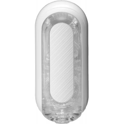 Луксозен мастурбатор от силикон Flip Zero Tenga Gravity бял