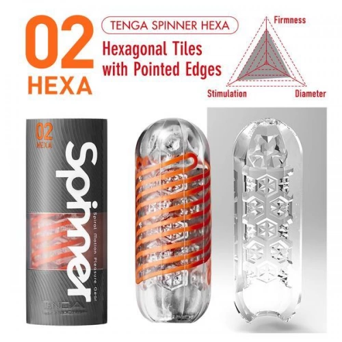 ​Оригинален мастурбатор Tenga Spinner Hexa [2]