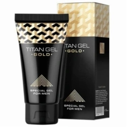 Уголемяващ и стимулиращ гел за пенис Titan Gel Gold 50 мл
