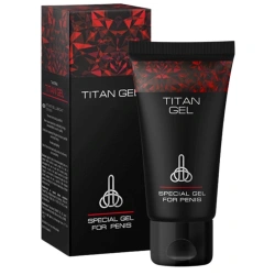 Уголемяващ и стимулиращ пенис гел Titan Gel Red 50 мл