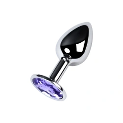 Метален анален разширител с лилав кристал Toyfa Metal 5649