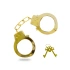 Масивни метални белезници Gold Fun Cuffs